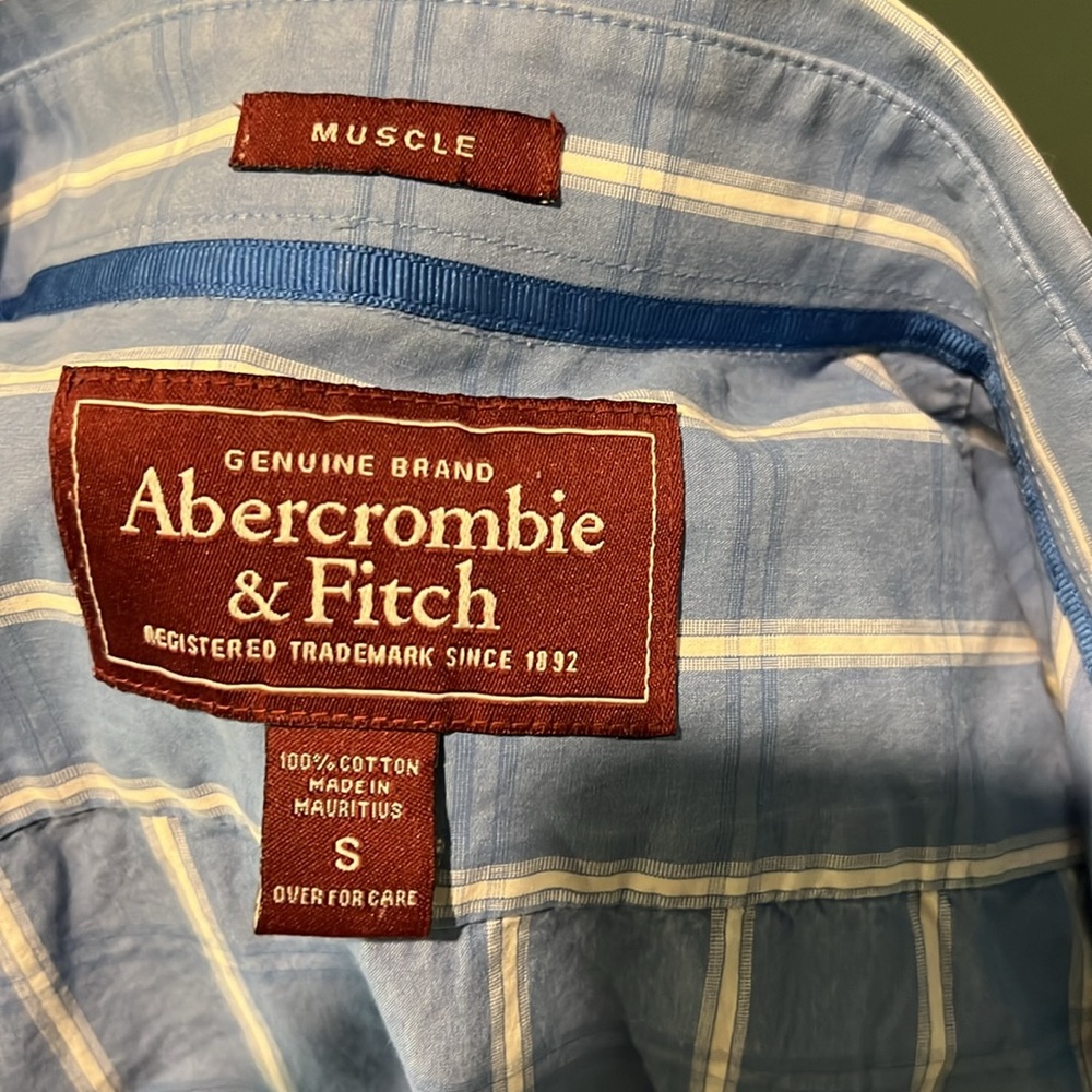 Men’s‎ Abercrombie and Fitch, long sleeve button up size small - Picture 4 of 4